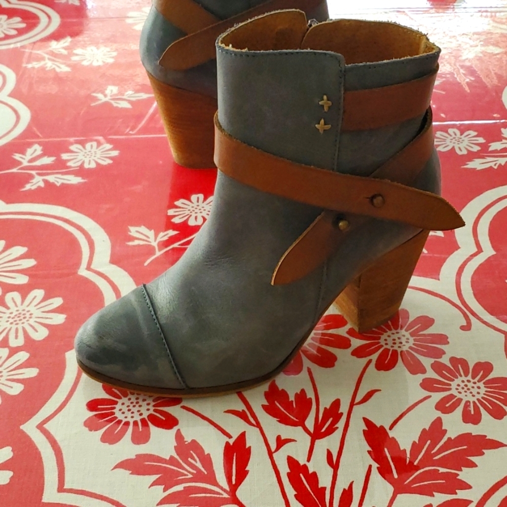 CHIO genuine leather ankle boots sz 6.5 - Picture 9 of 14